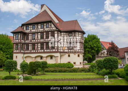 Château de Bad Urach, Alpes Souabe, Reutlingen, souabe, Bad Urach, Bade-Wurtemberg, Allemagne Banque D'Images