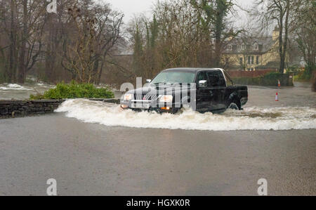 Inondations en Cumbria, England, UK weather Banque D'Images