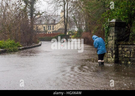 Inondations en Cumbria, North West England, UK weather Banque D'Images