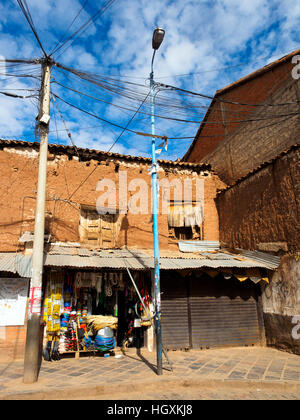 Calle Nueva street - Cusco, Pérou Banque D'Images