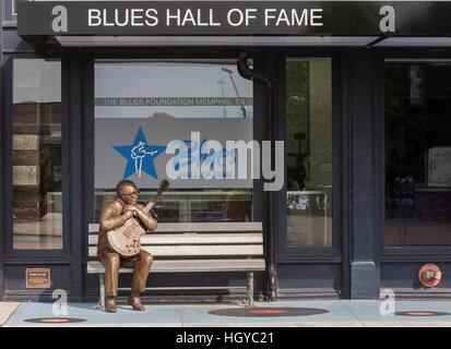 Blues Hall of Fame, le centre-ville de Memphis, Tennessee, États-Unis Banque D'Images