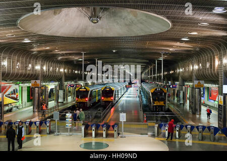 La gare de Britomart à Auckland, en Nouvelle-Zélande. Banque D'Images