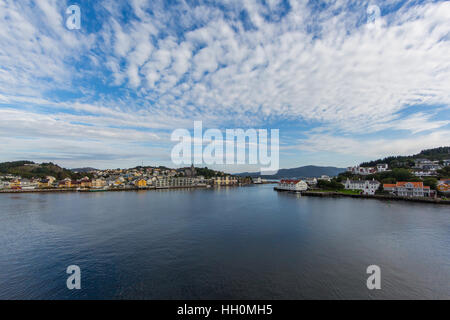 Kristiansund, Norvège - 18 septembre 2016 : le 18 septembre 2016 au port de Kristiansund, Norvège. Banque D'Images