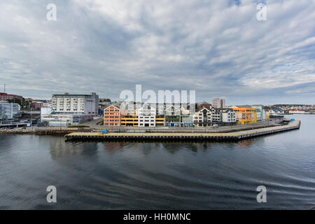 Kristiansund, Norvège - 18 septembre 2016 : le 18 septembre 2016 au port de Kristiansund, Norvège. Banque D'Images