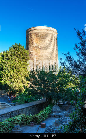 Vieille ville. Vue panoramique de Bakou, capitale de l'Azerbaïdjan. Banque D'Images