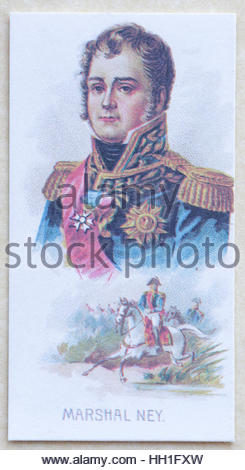 Le maréchal Ney, 1769 – 1815, prince de Moskva, était un commandant militaire français pendant les guerres révolutionnaire et napoléonienne Banque D'Images