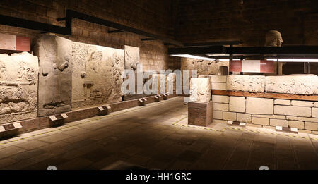 Sculptures de Musée des civilisations anatoliennes, Ankara, Turquie Banque D'Images