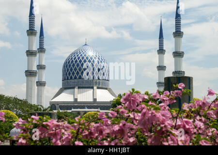 La mosquée bleue de Shah Alam, en Malaisie Banque D'Images