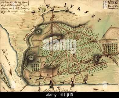 Plan de New Jersey Banque D'Images