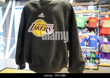 NBA Store on Fifth Avenue, New York, USA Banque D'Images