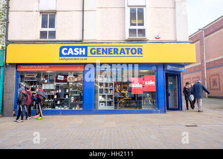 Générateur de trésorerie Shop Barrow in Furness Banque D'Images