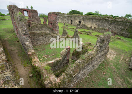 10 juin 2016, Colon, Panama : les ruines du fort San Lorenzo un site du patrimoine mondial Banque D'Images