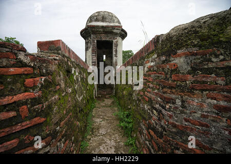 10 juin 2016, Colon, Panama : les ruines du fort San Lorenzo un site du patrimoine mondial Banque D'Images