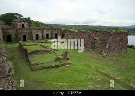 10 juin 2016, Colon, Panama : les ruines du fort San Lorenzo un site du patrimoine mondial Banque D'Images