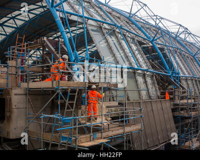 Londres, gare de Waterloo : Investissement de plus de £800m pour améliorer la Grande-Bretagne la gare la plus achalandée du Banque D'Images