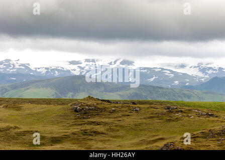 Landmannalaugar est un endroit dans la réserve naturelle de Fjallabak dans les hautes terres d'Islande. Banque D'Images