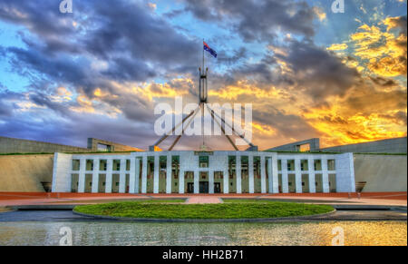 La Maison du parlement à Canberra, Australie Banque D'Images