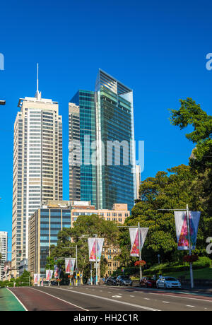 Bâtiments de la Sydney Central Business District, Australie Banque D'Images