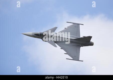 Armée de l'air suédoise Saab JAS 39 Gripen Banque D'Images