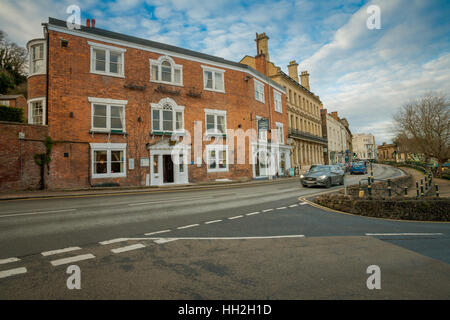 Vue de rues de Great Malvern Worcestershire, Royaume-Uni Banque D'Images