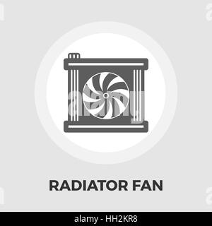 Vecteur de l'icône du ventilateur du radiateur. L'icône de la télévision isolé sur fond blanc. Fichier EPS modifiables. Vector illustration. Illustration de Vecteur