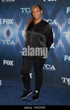 Pasadena, Californie. Jan 11, 2017. PASADENA, CA - le 11 janvier : L'actrice Queen Latifah assiste à l'hiver 2017 TCA Tour - FOX All-Star party au Langham Huntington Hotel le 11 janvier 2017 à Pasadena, en Californie. Utilisation dans le monde entier | Credit : dpa/Alamy Live News Banque D'Images