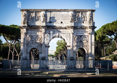 L'Arc de Constantin à Rome, Italie Banque D'Images