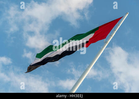Emirats Arabes Unis drapeau national. Banque D'Images