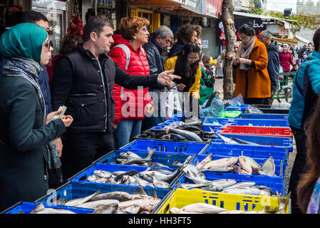 Marché à proximité de la porte de Damas, Jérusalem, Israël Banque D'Images