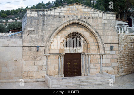 Tombe de la Vierge Marie, vallée du Cédron, Jérusalem, Israël Banque D'Images