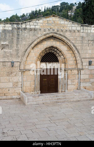 Tombe de la Vierge Marie, vallée du Cédron, Jérusalem, Israël Banque D'Images