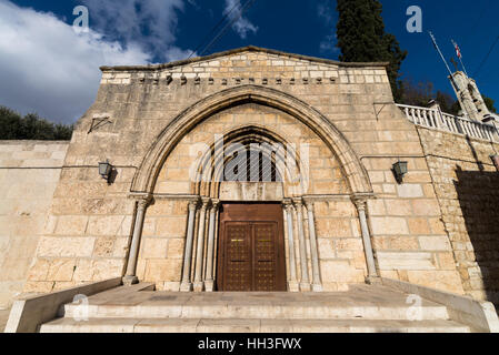 Tombe de la Vierge Marie, vallée du Cédron, Jérusalem, Israël Banque D'Images