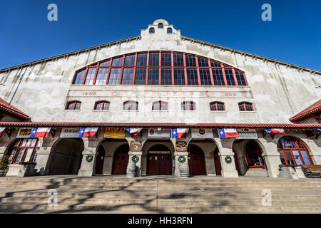 Décembre 25,2015 Fort Worth, Texas : la Cowtown Coliseum au Stockyards organise des concerts et événements de rodéo hebdomadaire Banque D'Images