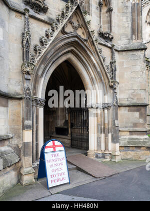 Ouvert au public situé dans l'église cathédrale de St Geoarge South Yorkshire Angleterre Doncaster Banque D'Images