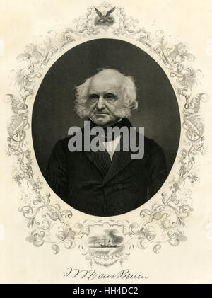 Martin Van Buren, président des États-Unis Banque D'Images