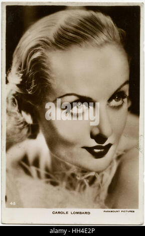 Carole Lombard Banque D'Images