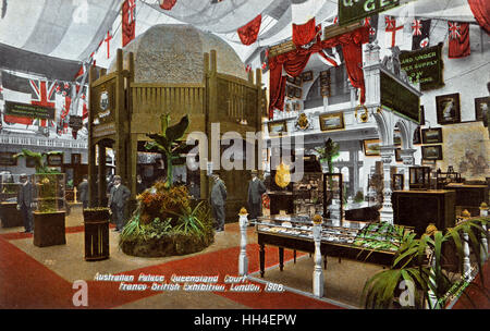 The Australian Palace - exposition franco-britannique, Londres Banque D'Images