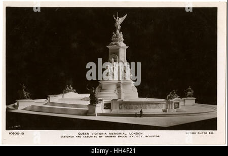 Le Mémorial de la Reine Victoria par Sir Thomas Brock - modèle Banque D'Images