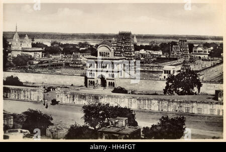 Inde - Vrindavan, Uttar Pradesh - le temple de Seth Banque D'Images