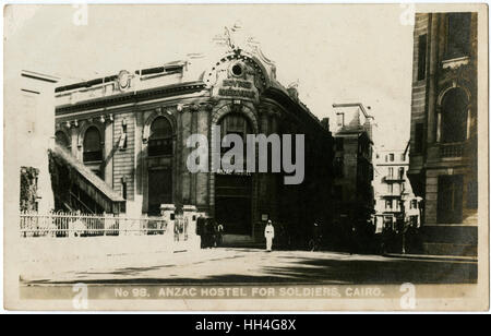 Anzac Hostel pour les soldats, le Caire, Egypte Banque D'Images