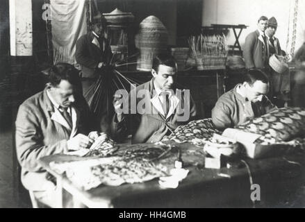 WW1 - la fabrication de kettaking aux ateliers Lord Roberts Memorial Banque D'Images