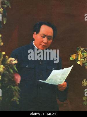 Mao Zedong - père fondateur de la République populaire de Chine Banque D'Images