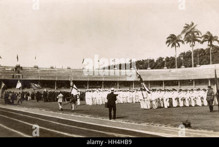 Personnel de la Marine royale à Rio de Janeiro, Brésil Banque D'Images