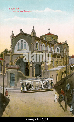 Cathédrale Saint Louis Capuchin à Beyrouth (Beyrouth), Liban Banque D'Images