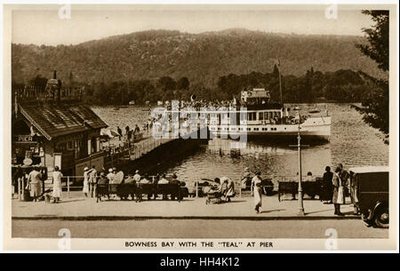 Lake District, Cumbria, Bowness et Windermere Banque D'Images