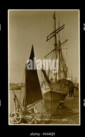 Schooner C & F Nurse à Poole Harbour Banque D'Images