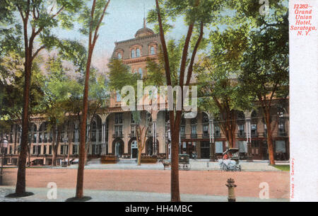 Grand Union Hotel, Saratoga Springs, État de New York, États-Unis Banque D'Images