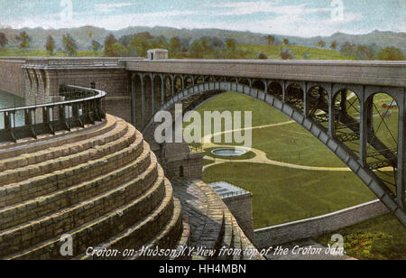 Barrage de Croton, comté de Westchester, État de New York, États-Unis Banque D'Images