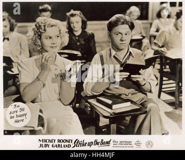 Film - Strike up the Band - Mickey Rooney et Judy Garland Banque D'Images