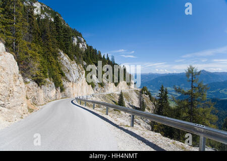 Vue depuis l'Alpenstrasse Stoderzinken, Autriche, Styrie, Grooebming Banque D'Images